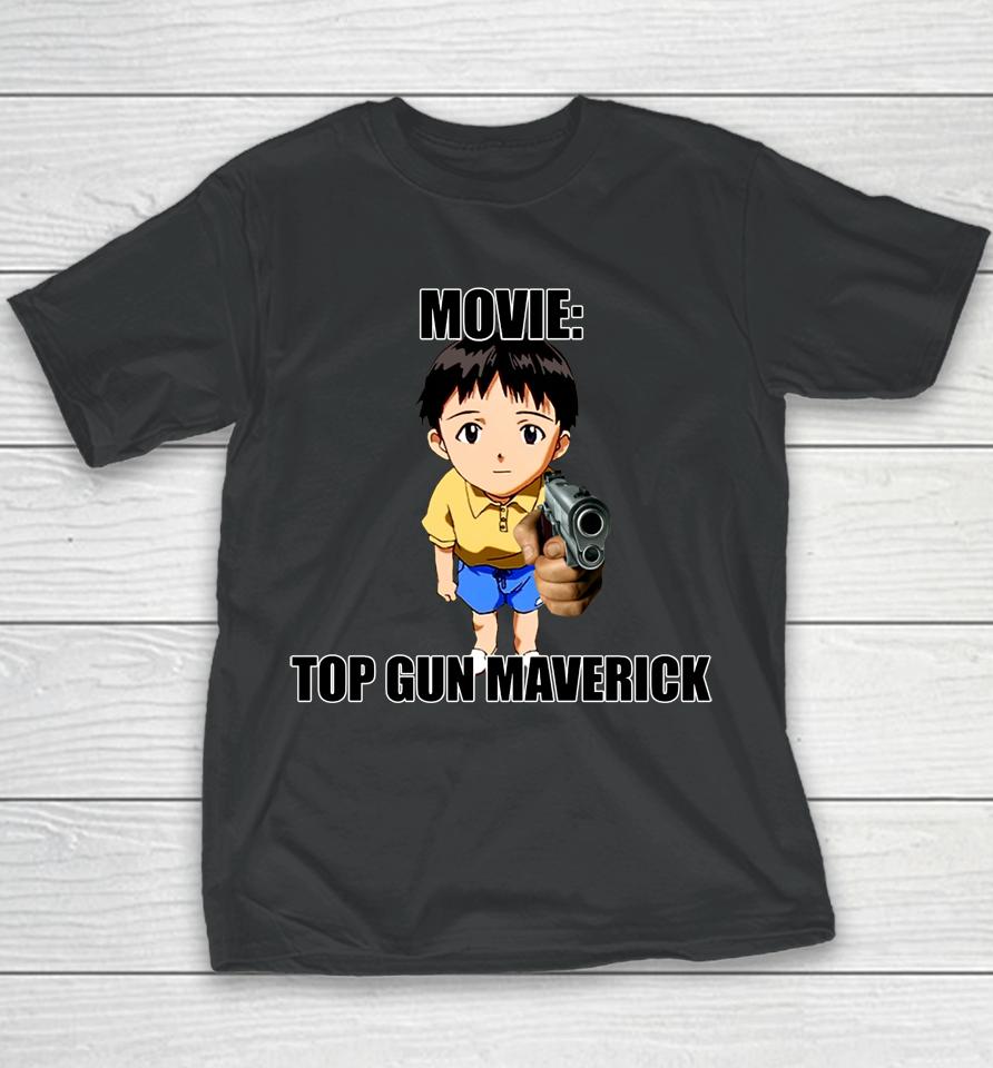 Shinji Movie Top Gun Maverick Youth T-Shirt