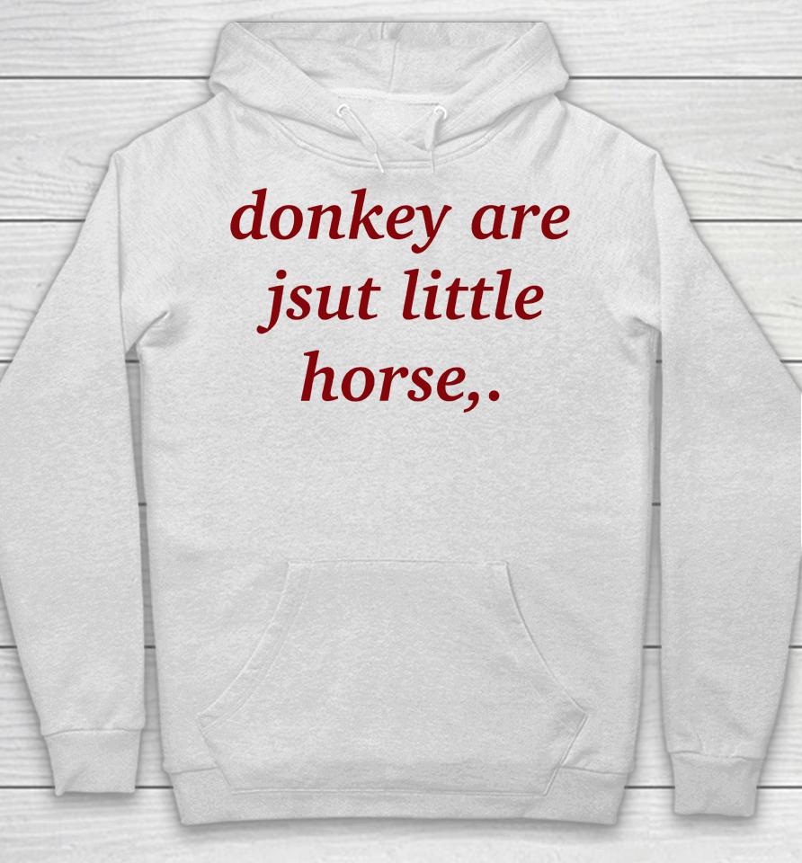 Shirts That Go Hard Donkey Are Jsut Little Horse Hoodie