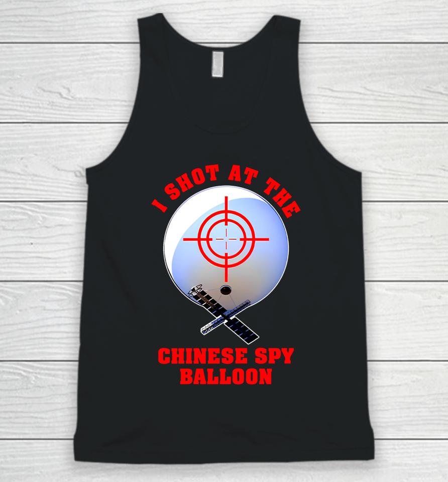 Shithead Steve I Shot At The Chinese Spy Balloon Unisex Tank Top