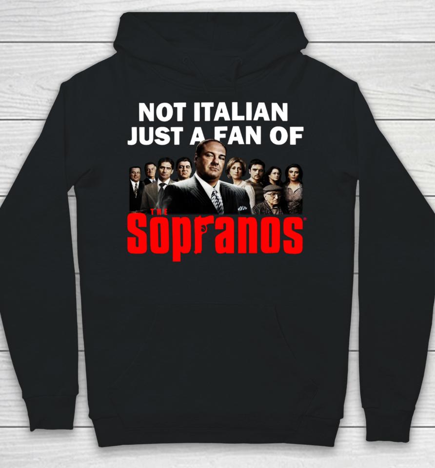Shithead Steve Merch Not Italian Just A Fan Of The Sopranos Hoodie