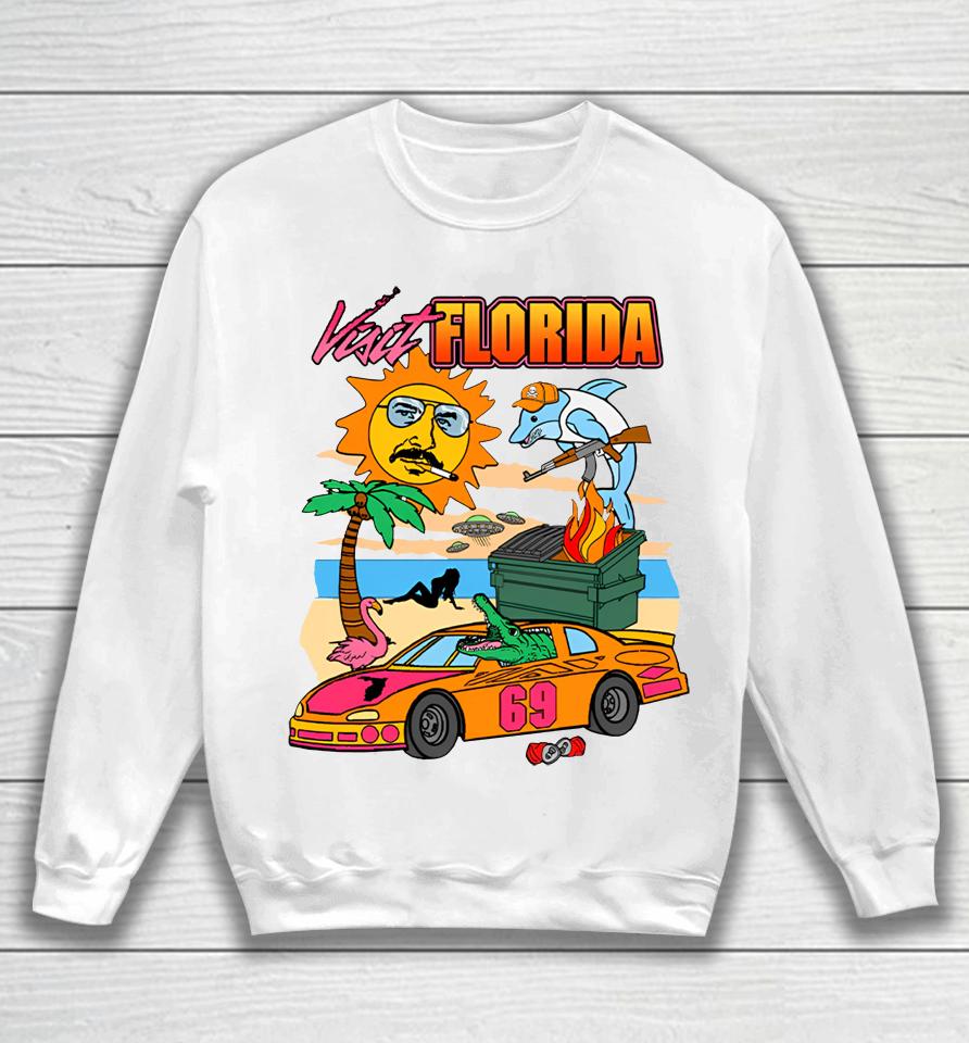 Shithead Steve Merch Visit Florida Sweatshirt