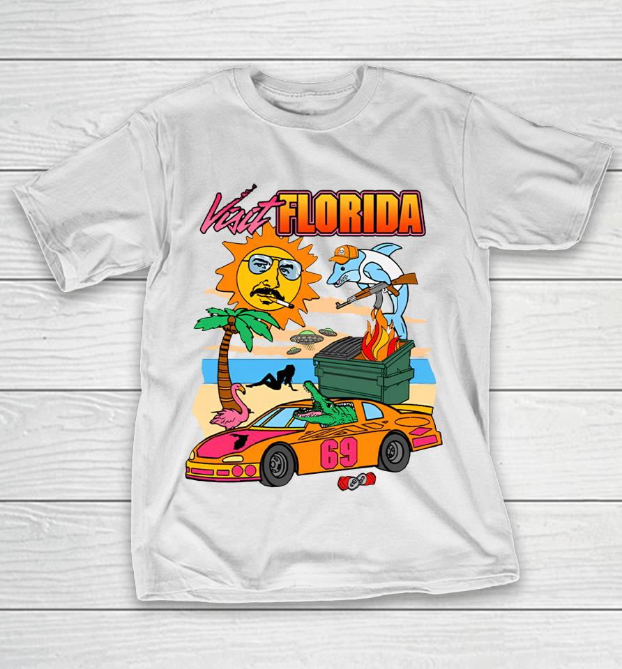Shithead Steve Merch Visit Florida T-Shirt