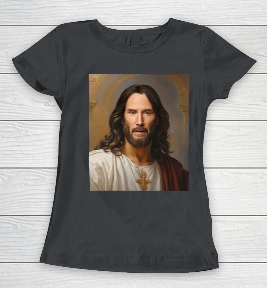 Shithead Steve Store Keanu Reeves Christ Women T-Shirt