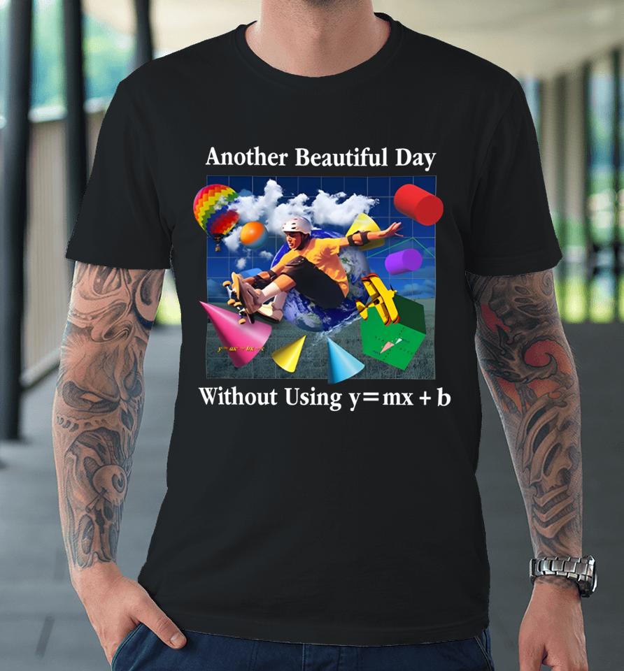 Shitheadsteve Another Beautiful Day Without Using Y=Mx+B Premium T-Shirt