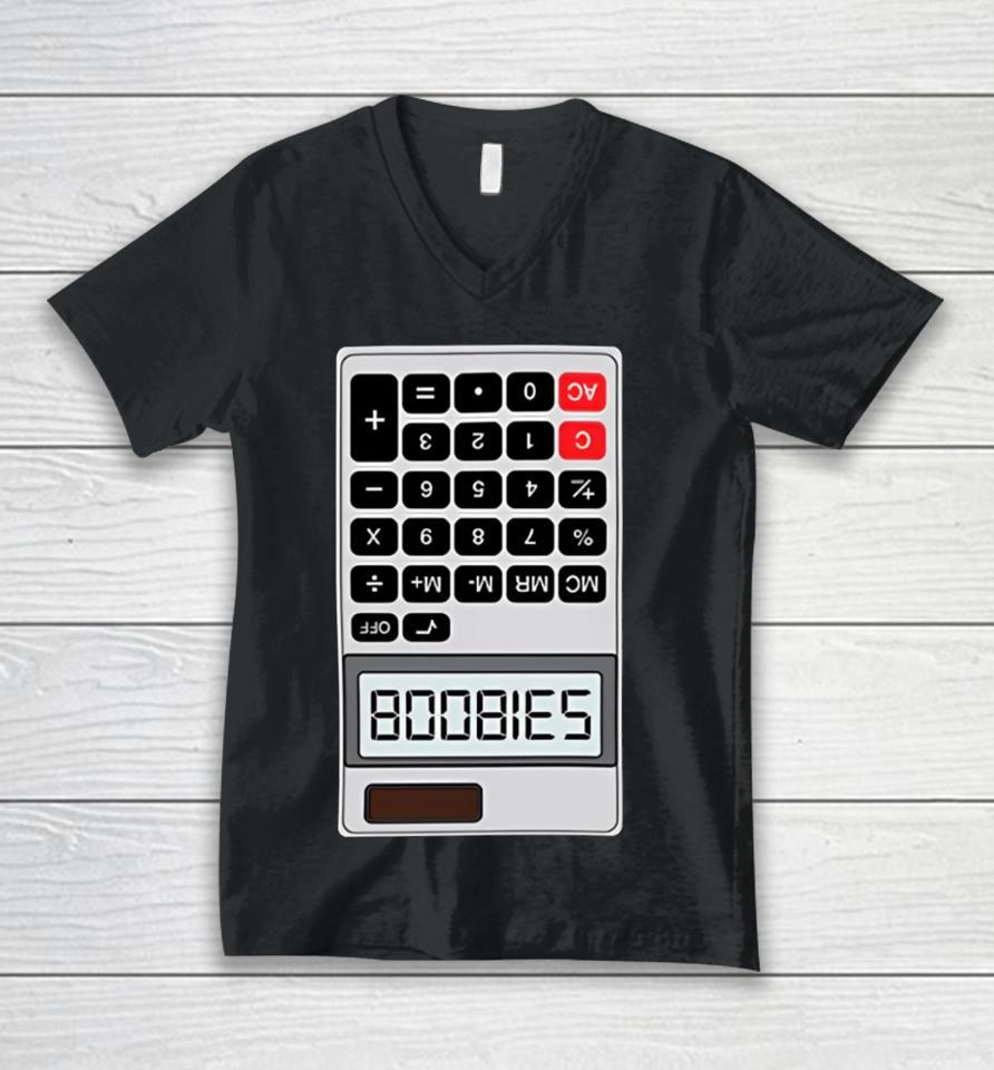 Shitheadsteve B00Bies Calculator Unisex V-Neck T-Shirt