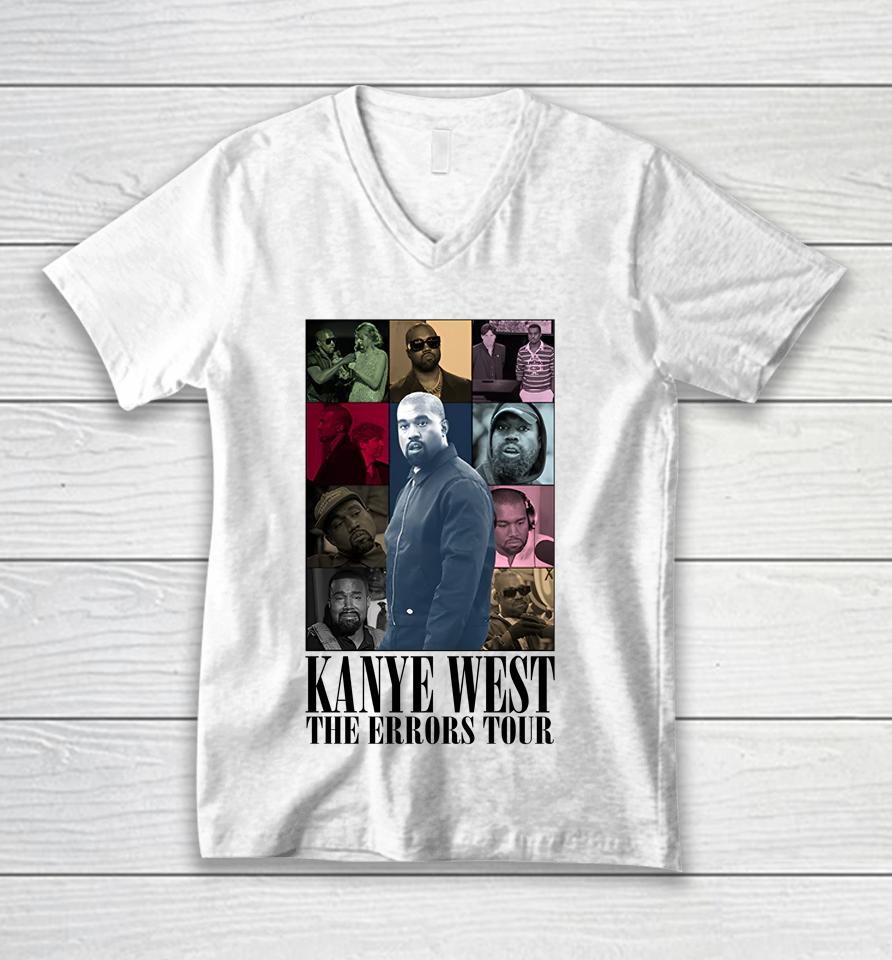 Shitheadsteve Merch Kanye West The Errors Tour Unisex V-Neck T-Shirt