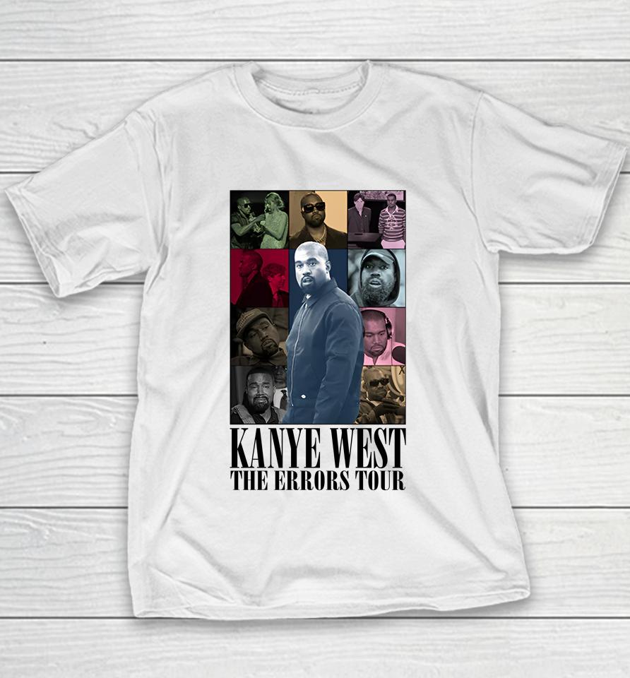 Shitheadsteve Merch Kanye West The Errors Tour Youth T-Shirt