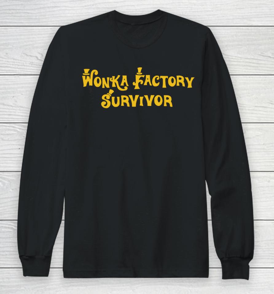 Shitheadsteve Merch Wonka Factory Survivor Long Sleeve T-Shirt