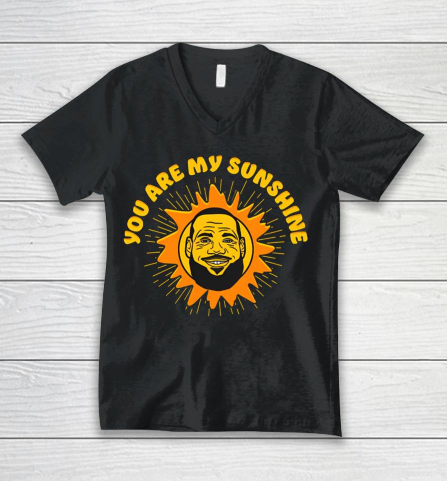 Shitheadsteve Store James Lebron You Are My Sunshine Unisex V-Neck T-Shirt