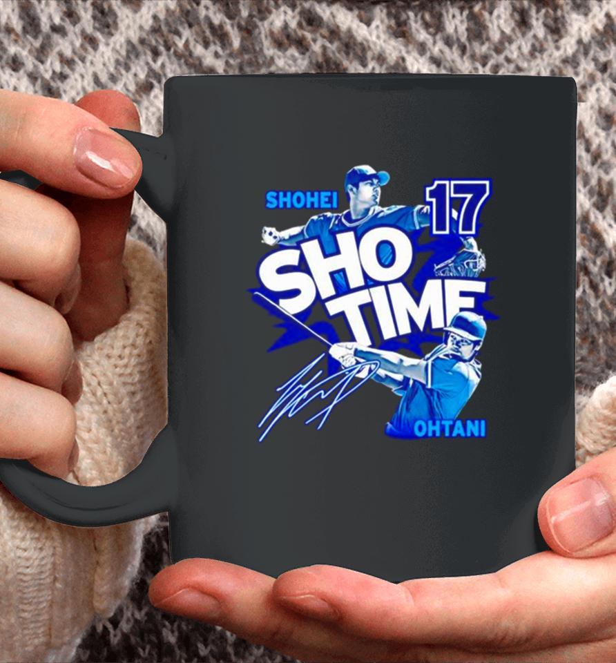 Sho Time 17 Shohei Ohtani Los Angeles Dodgers Baseball Coffee Mug