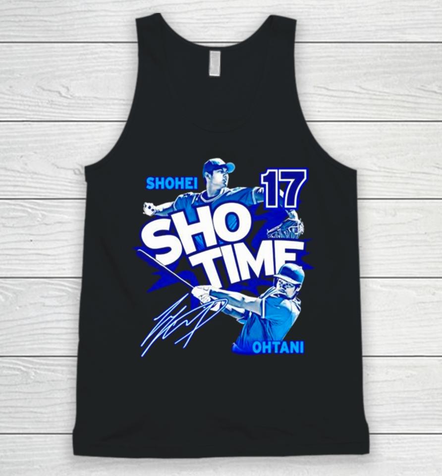 Sho Time 17 Shohei Ohtani Los Angeles Dodgers Baseball Unisex Tank Top