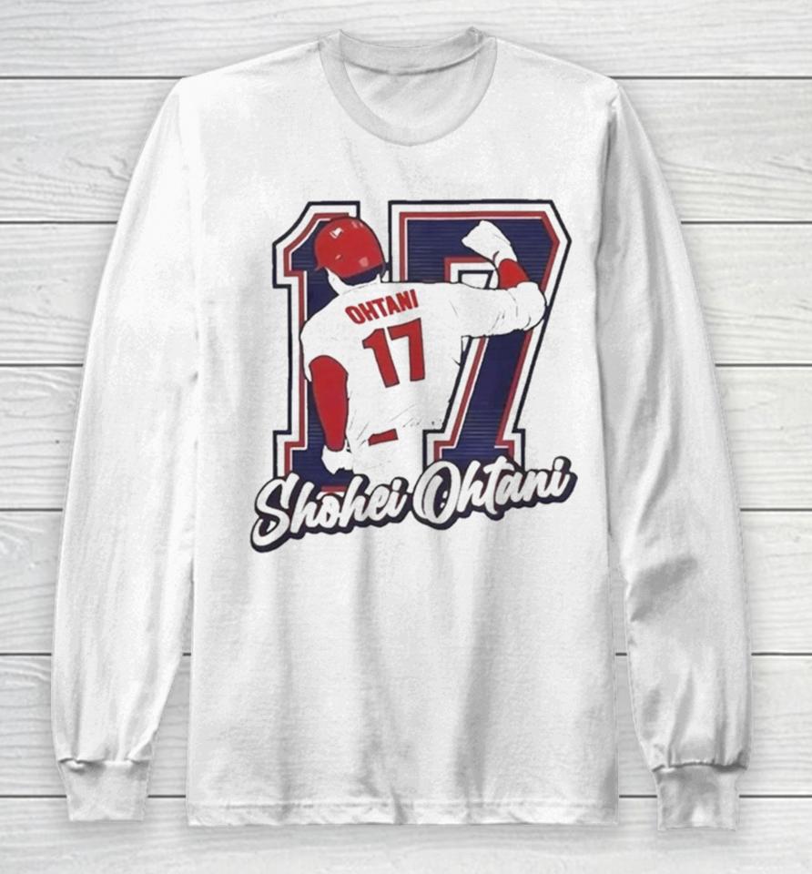 Shohei Ohtani 17 Los Angeles Dodgers Baseball Player Long Sleeve T-Shirt