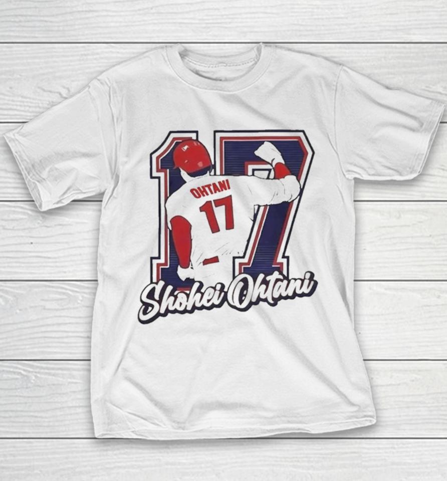 Shohei Ohtani 17 Los Angeles Dodgers Baseball Player Youth T-Shirt