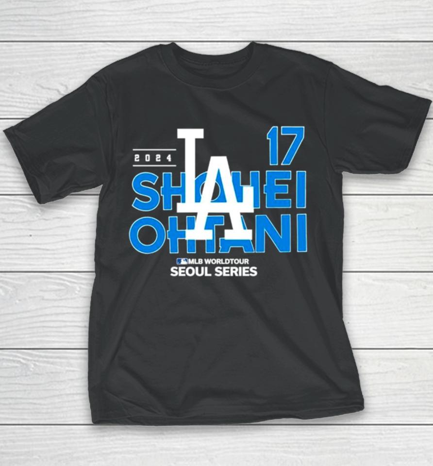 Shohei Ohtani Los Angeles Dodgers Mlb World Tour Seoul Series 2024 Youth T-Shirt
