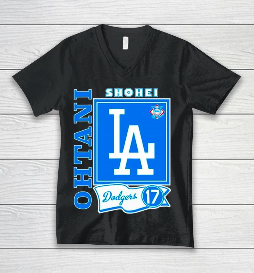 Shohei Ohtani Los Angeles Dodgers Player Unisex V-Neck T-Shirt