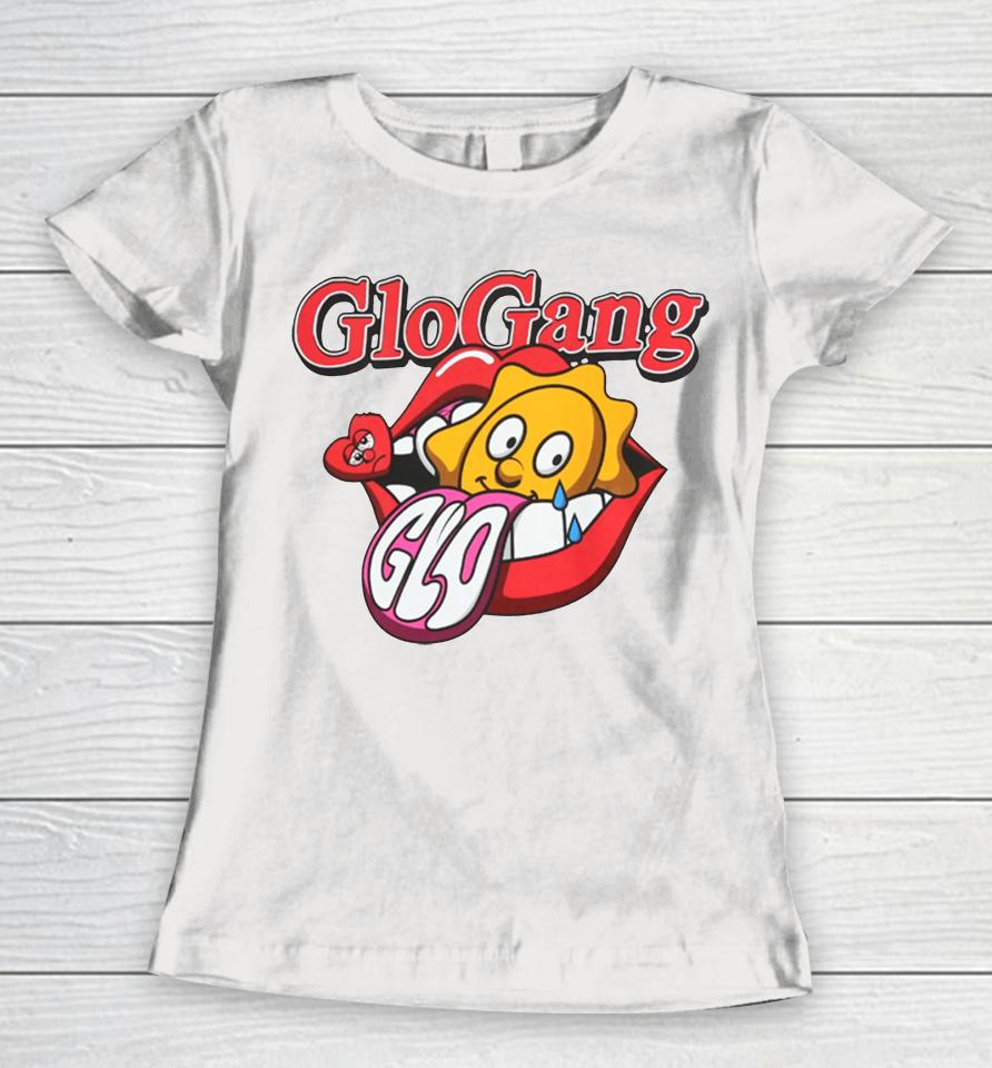Shop Chief Keef Glo Gang Rolling Glo 2023 Women T-Shirt