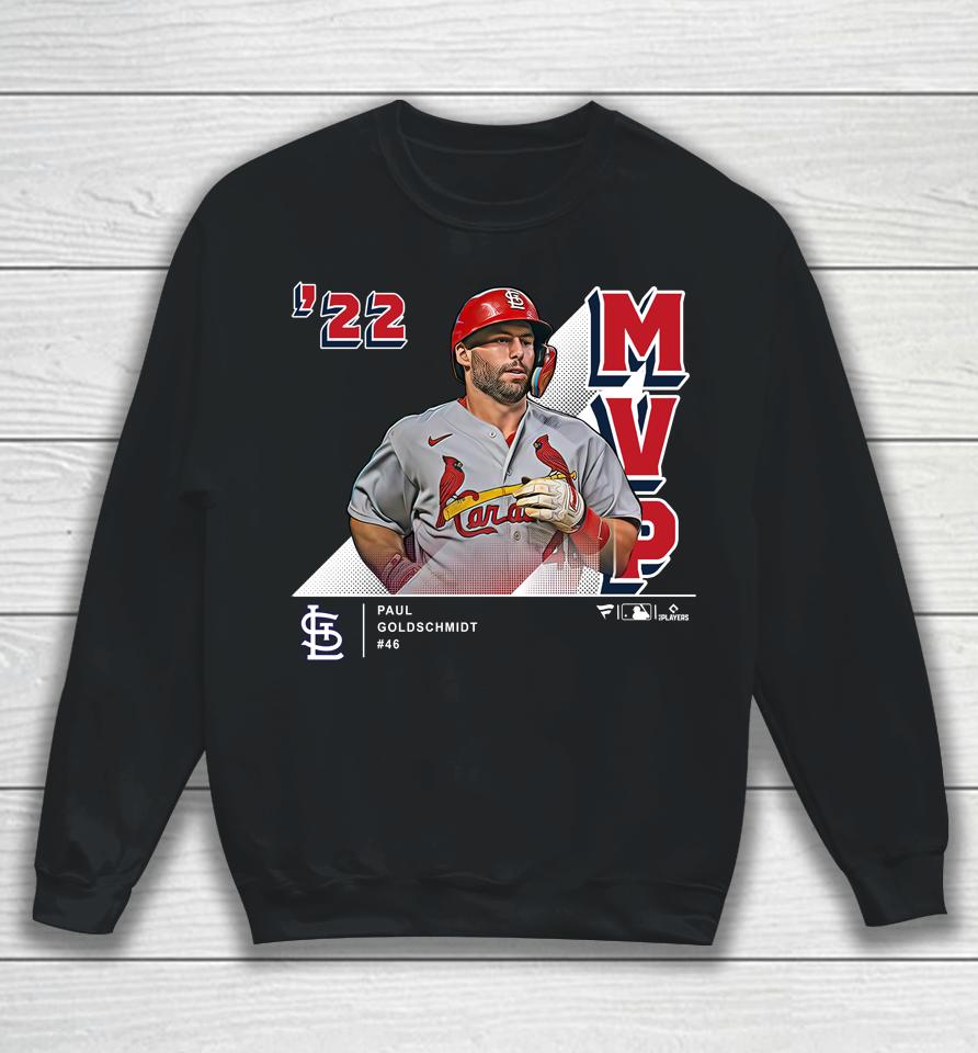 Shop Fanatics Branded Official St Louis Cardinals Paul Goldschmidt Red 2022 Nl Mvp Sweatshirt