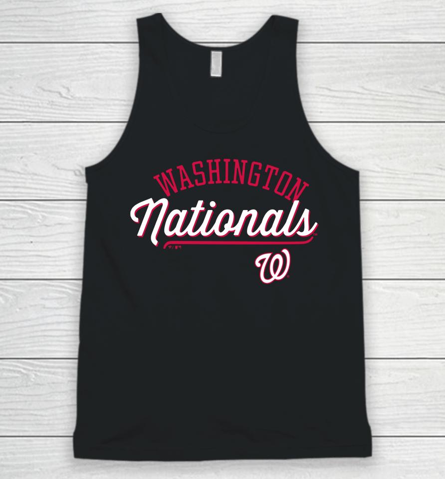 Shop Fanatics Branded Washington Nationals Simplicity Unisex Tank Top