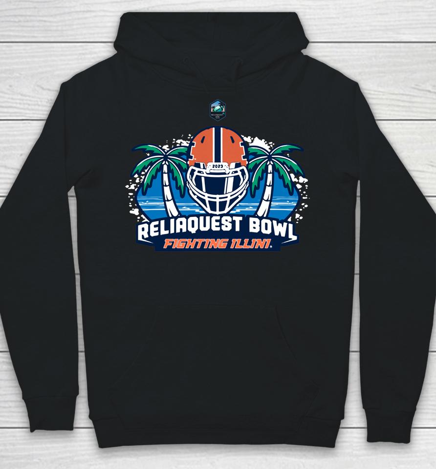 Shop Illinois Reliaquest Bowl Fighting Illini Orange 2022 Hoodie