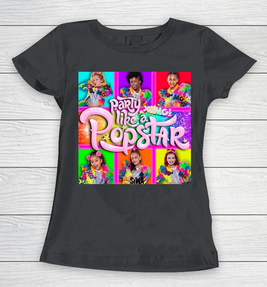 Shop Jojo Siwa Party Like A Pop Star Women T-Shirt