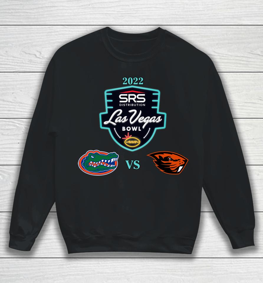 Shop Las Vegas Bowl 2023 Oregon State Beavers Vs Florida Gators Matchup Sweatshirt