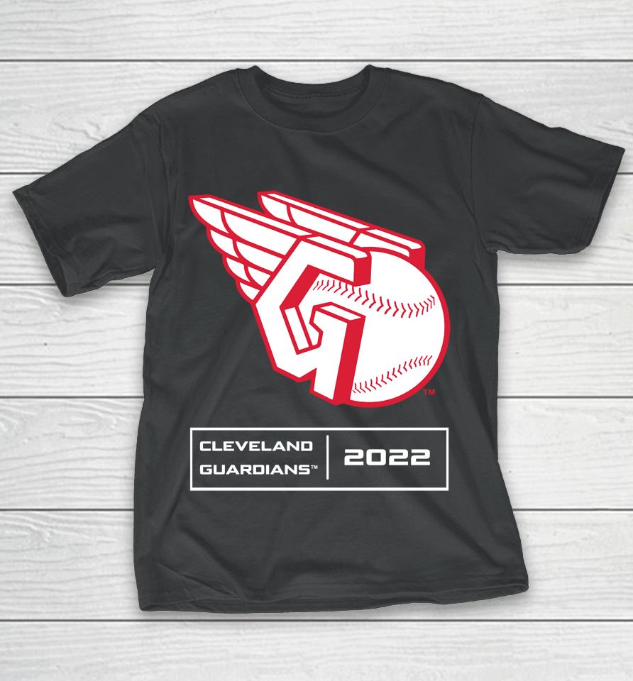 Shop Men's Cleveland Guardians Anthracite Season Pattern T-Shirt
