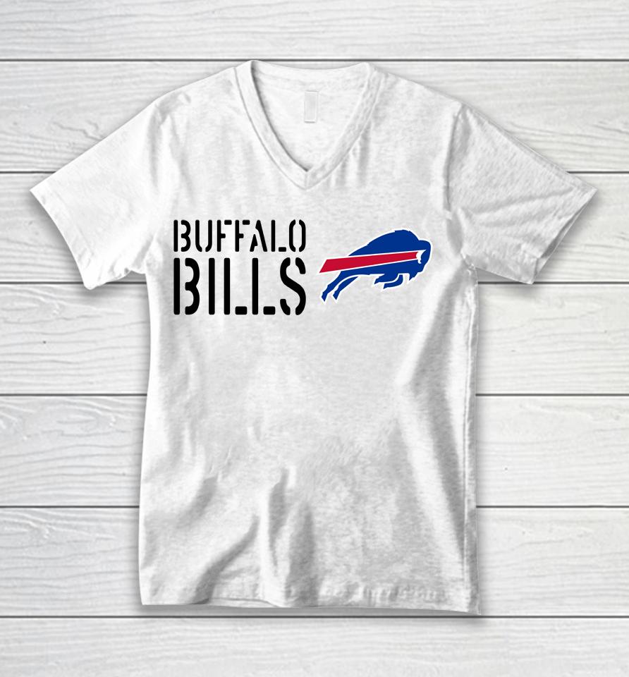 Shop Nfl Buffalo Bills 2022 Salute To Service Legend Team Unisex V-Neck T-Shirt