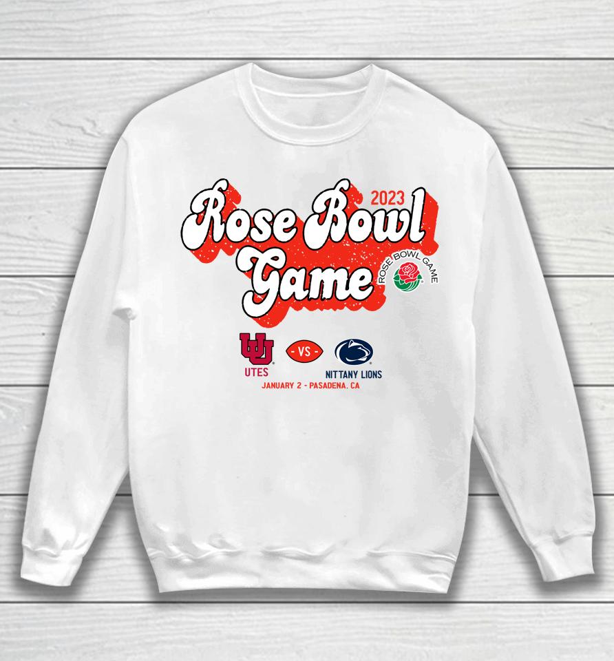 Shop Rose Bowl Game Utah Vs Penn State Sweatshirt