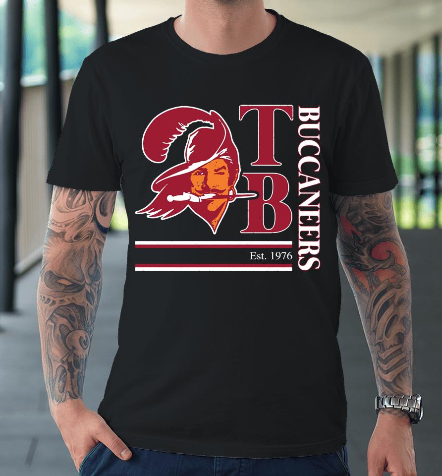 Shop Tampa Bay Buccaneers Wordmark Logo Premium T-Shirt
