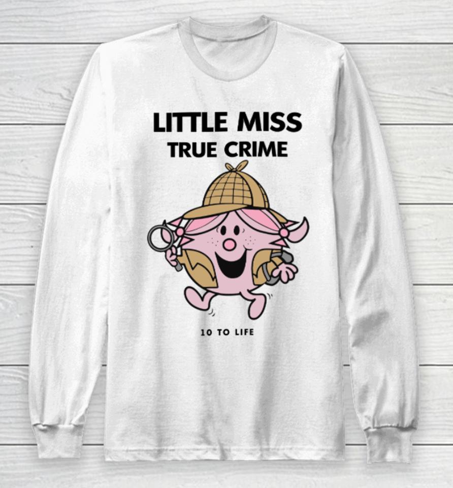 Shop10Tolife Little Miss True Crime Pigment Long Sleeve T-Shirt