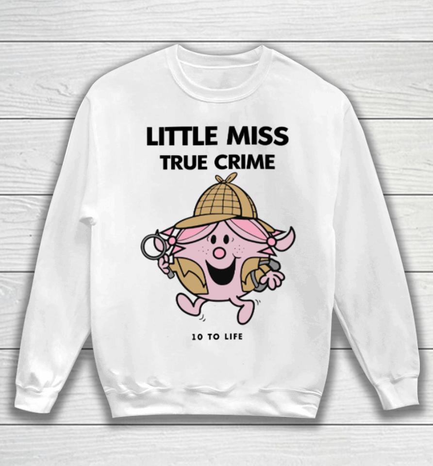 Shop10Tolife Little Miss True Crime Pigment Sweatshirt