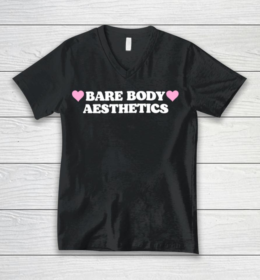 Shopellesong Bare Body Aesthetics Unisex V-Neck T-Shirt