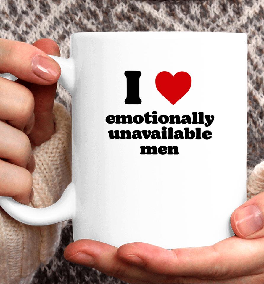Shopellesong I Heart Emotionally Unavailable Men Coffee Mug
