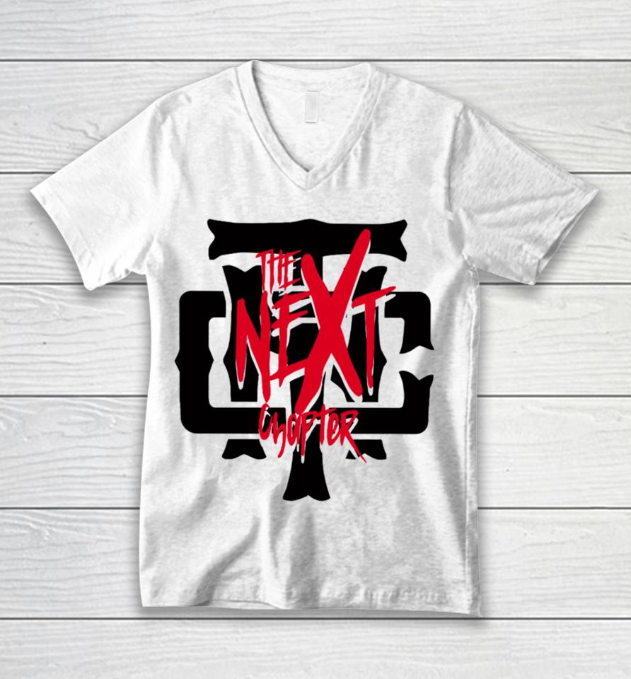 Shopthenextchapter Tnc Red And Black Unisex V-Neck T-Shirt