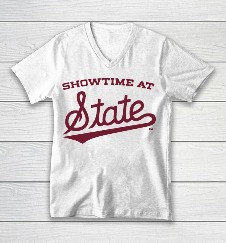 Showtime At State Unisex V-Neck T-Shirt