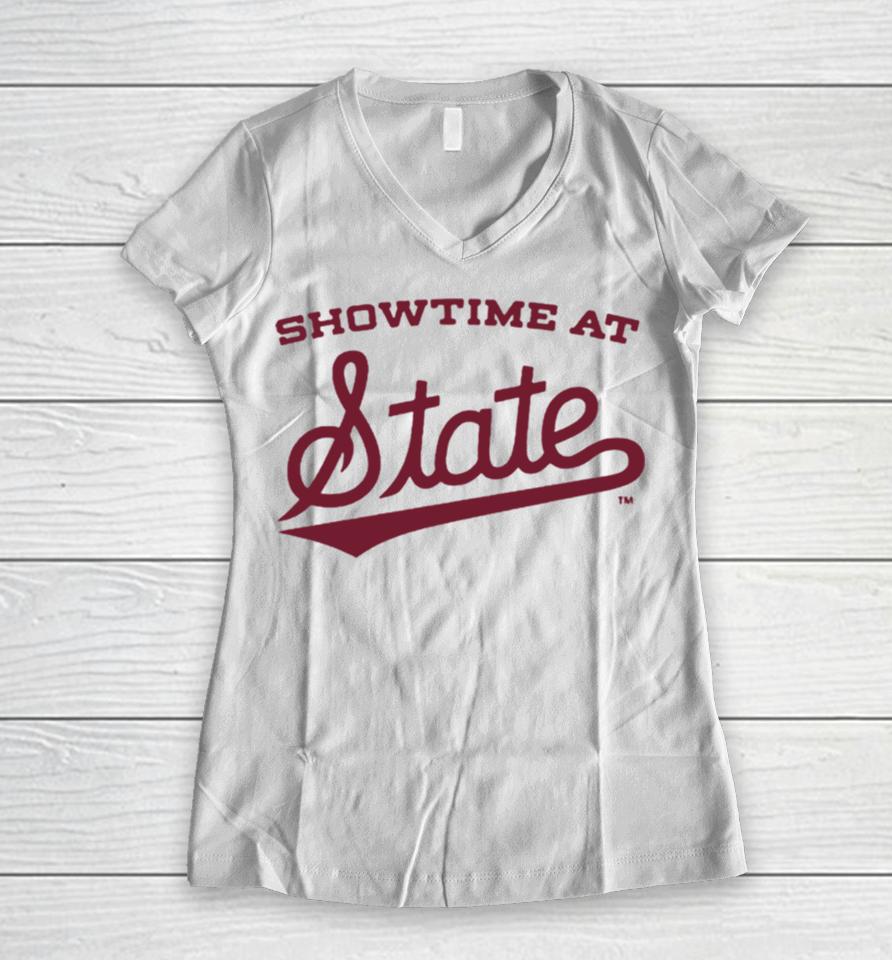 Showtime At State Women V-Neck T-Shirt