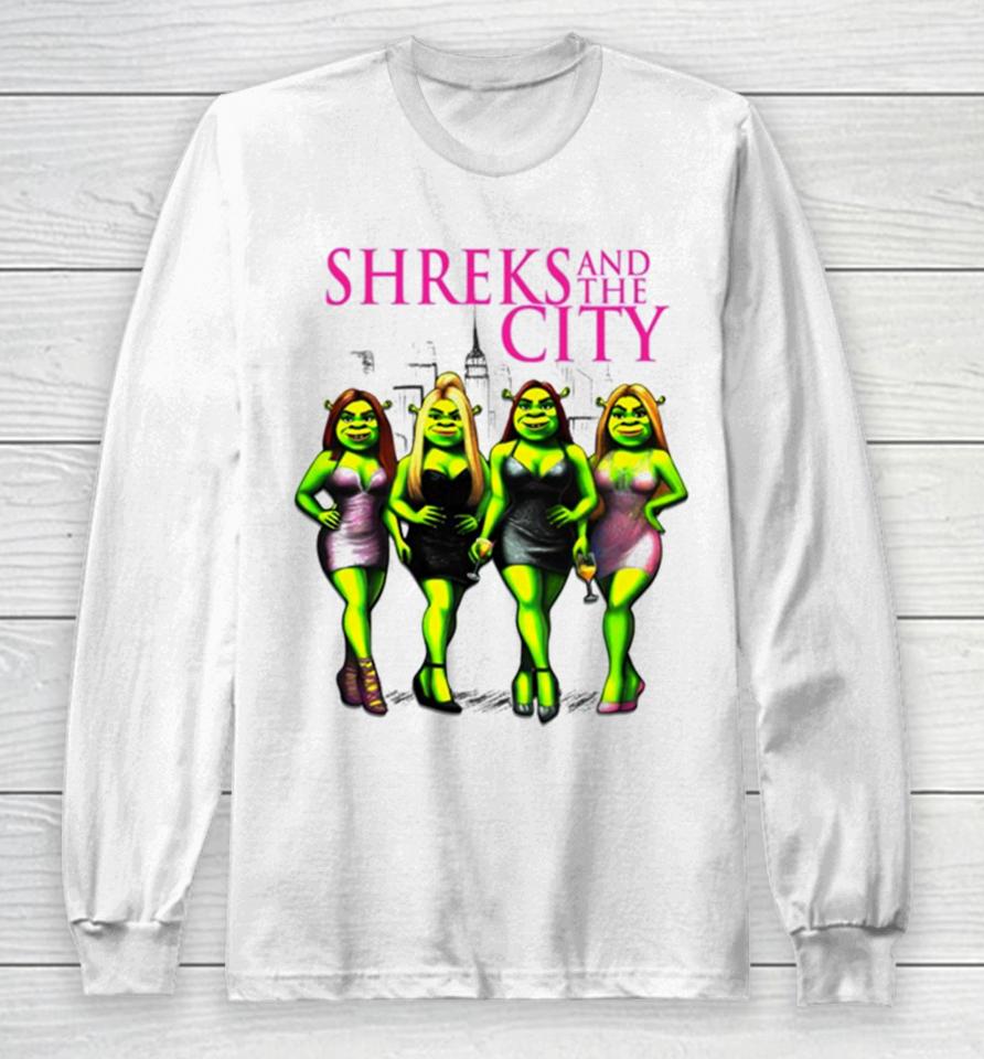 Shrek And The City Long Sleeve T-Shirt