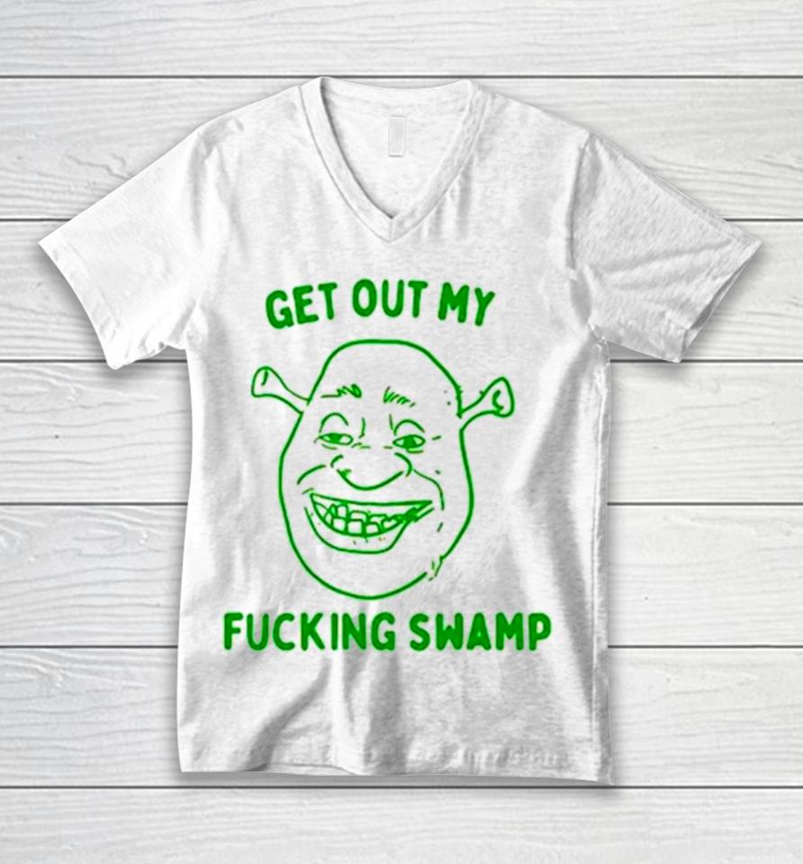 Shrek Get Out My Fucking Swamp Unisex V-Neck T-Shirt