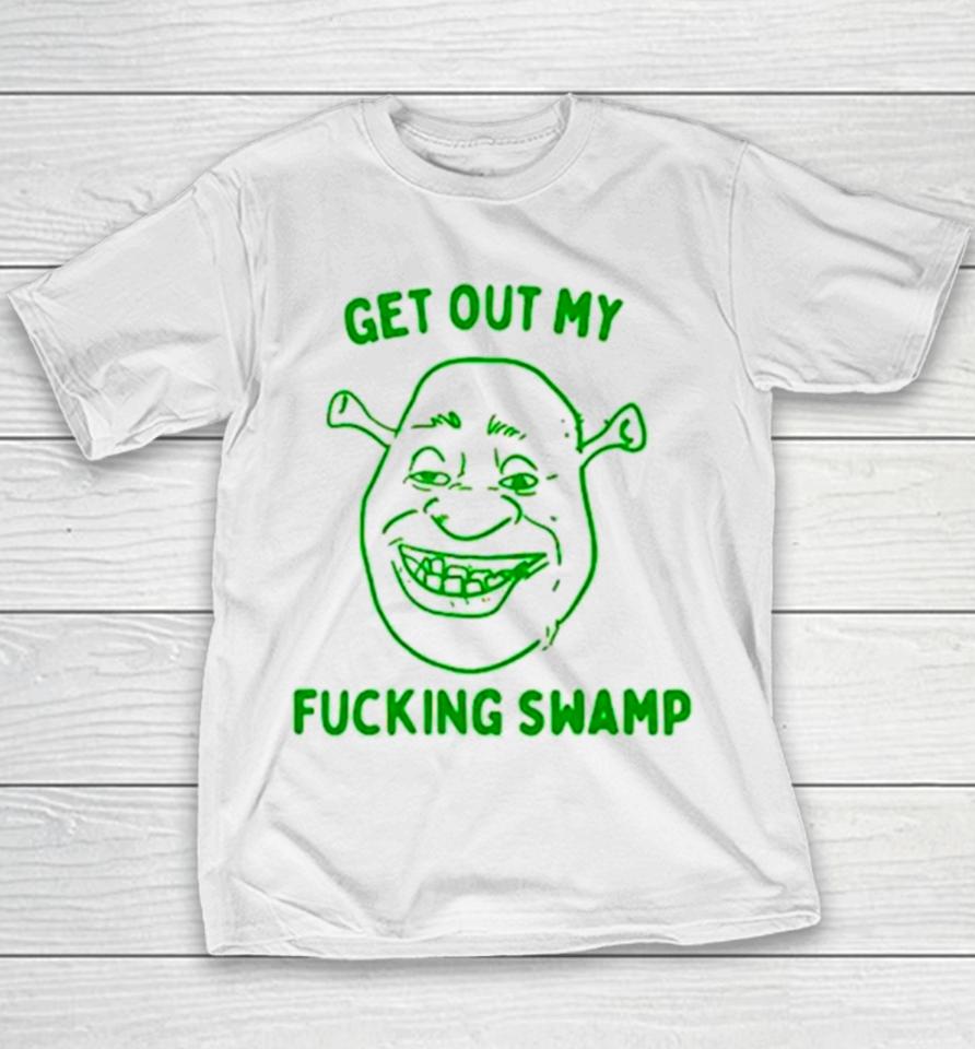 Shrek Get Out My Fucking Swamp Youth T-Shirt
