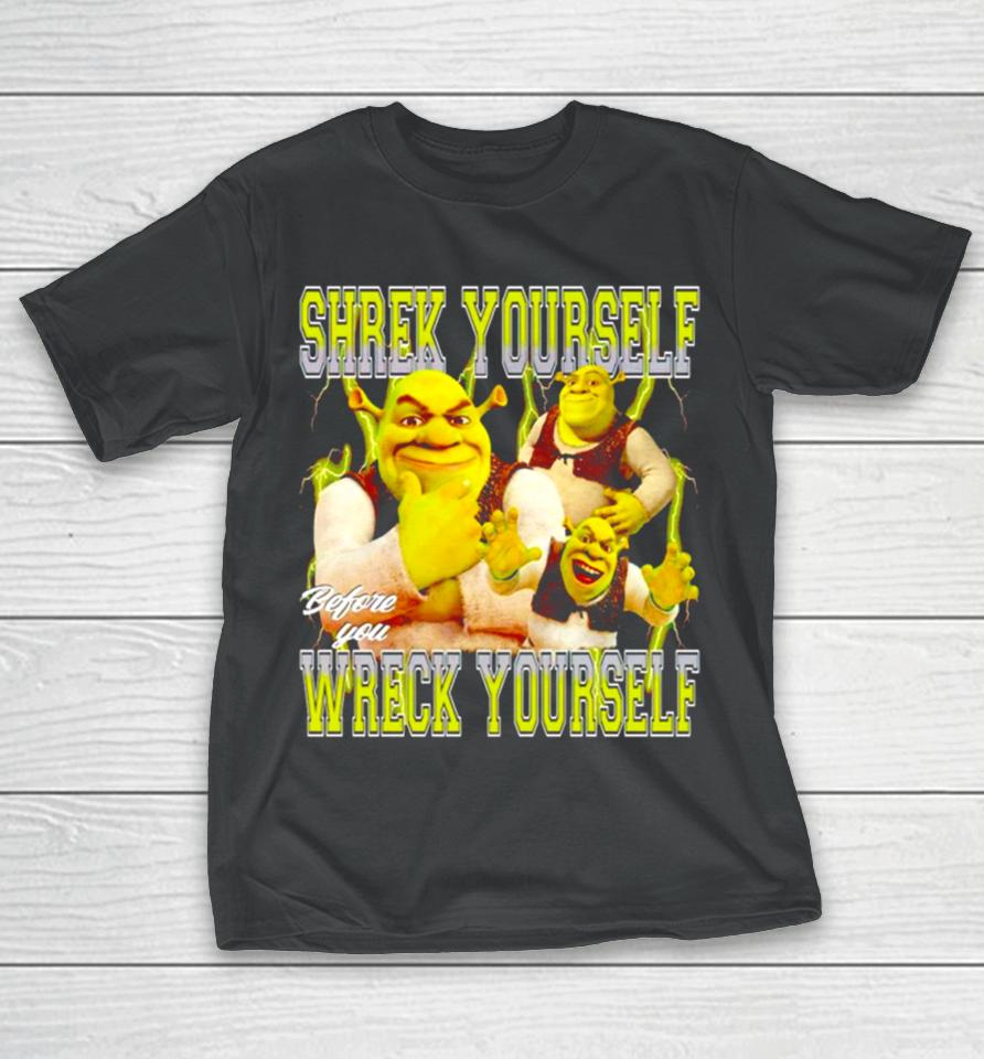 Shrek Yourself Before You Wreck Yourself Vintage T-Shirt