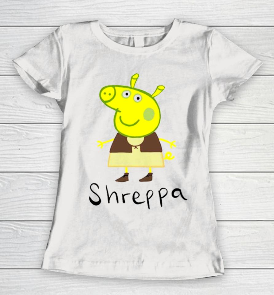 Shreppa Peppa Pig Shrek Women T-Shirt