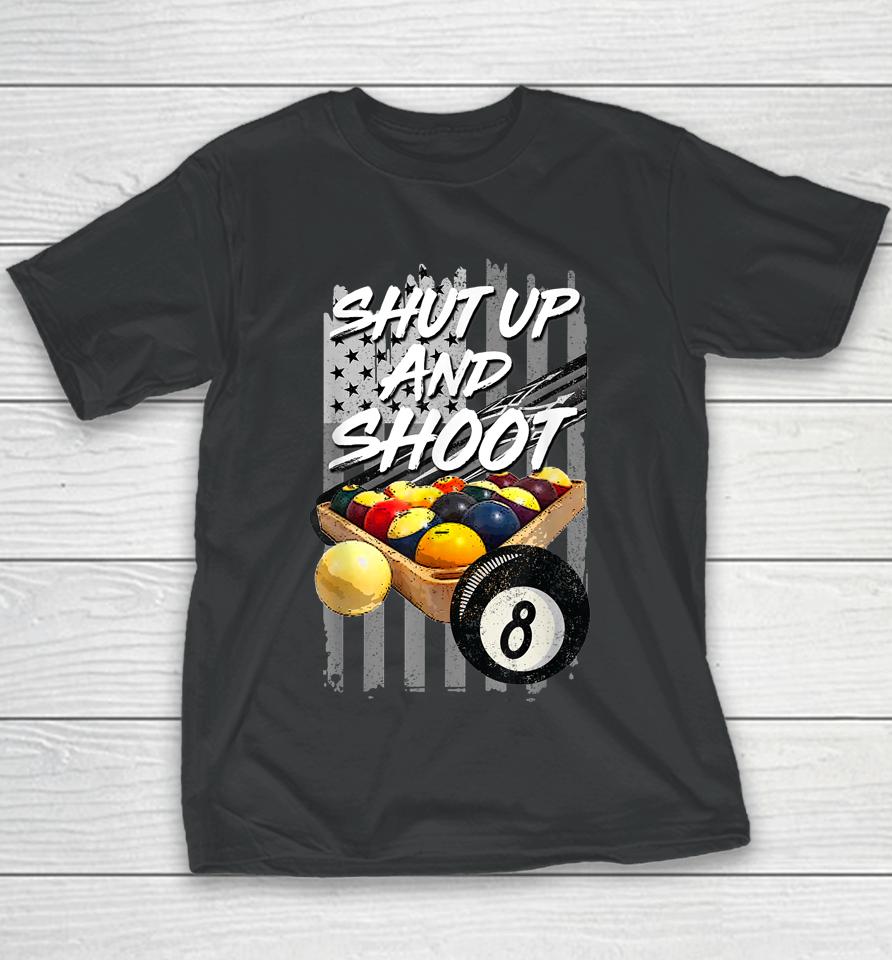 Shut Up And Shoot Billiard Youth T-Shirt