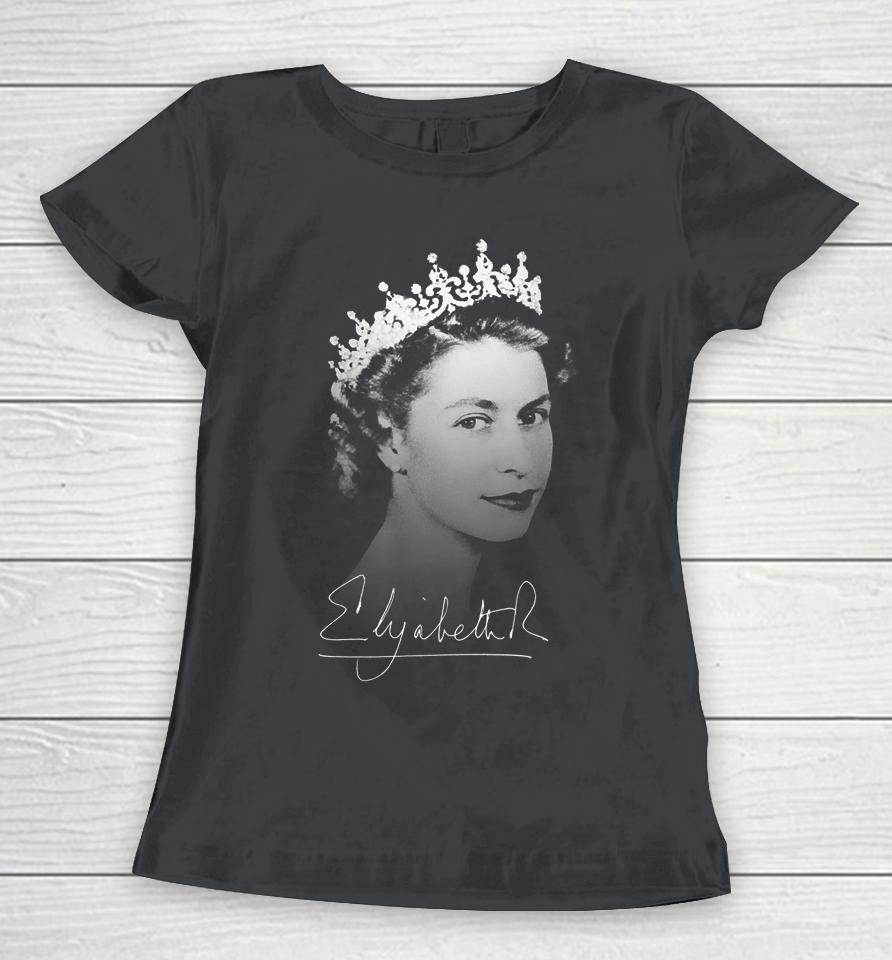 Signature Of Elizabeth Ii Women T-Shirt