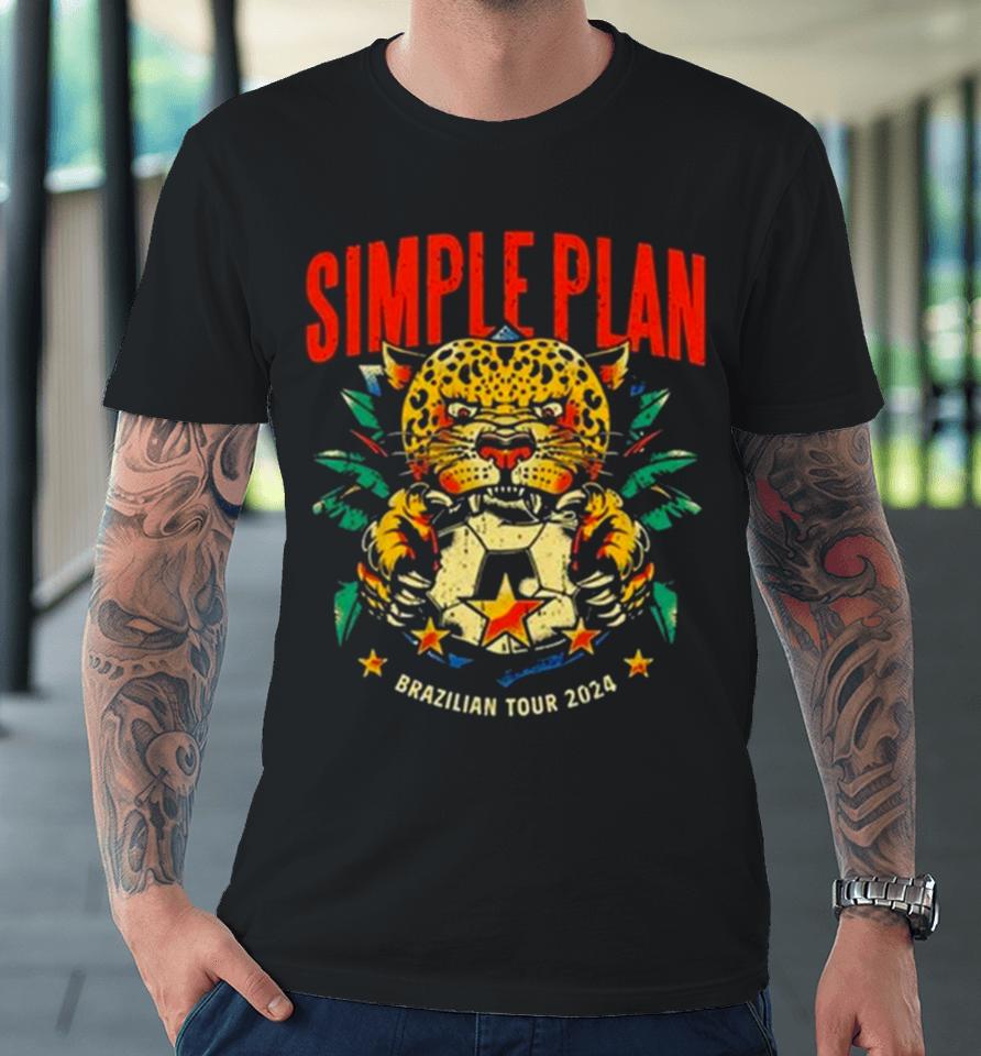 Simple Plan Brazilian Tour 2024 Premium T-Shirt