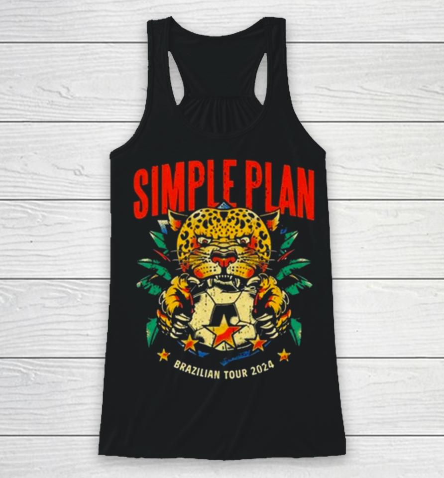 Simple Plan Brazilian Tour 2024 Racerback Tank