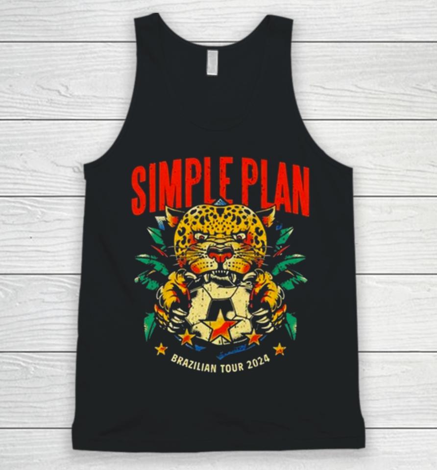 Simple Plan Brazilian Tour 2024 Unisex Tank Top