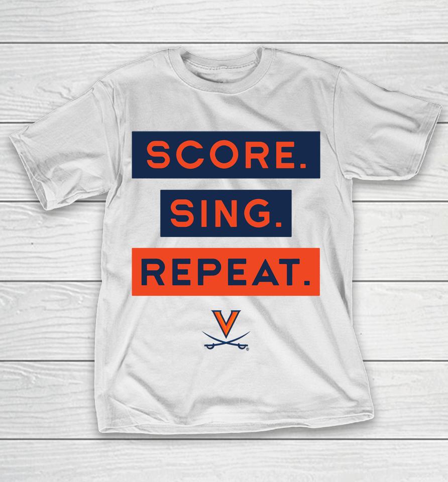 Sing Score Repeat Gray Uva Book Stores T-Shirt