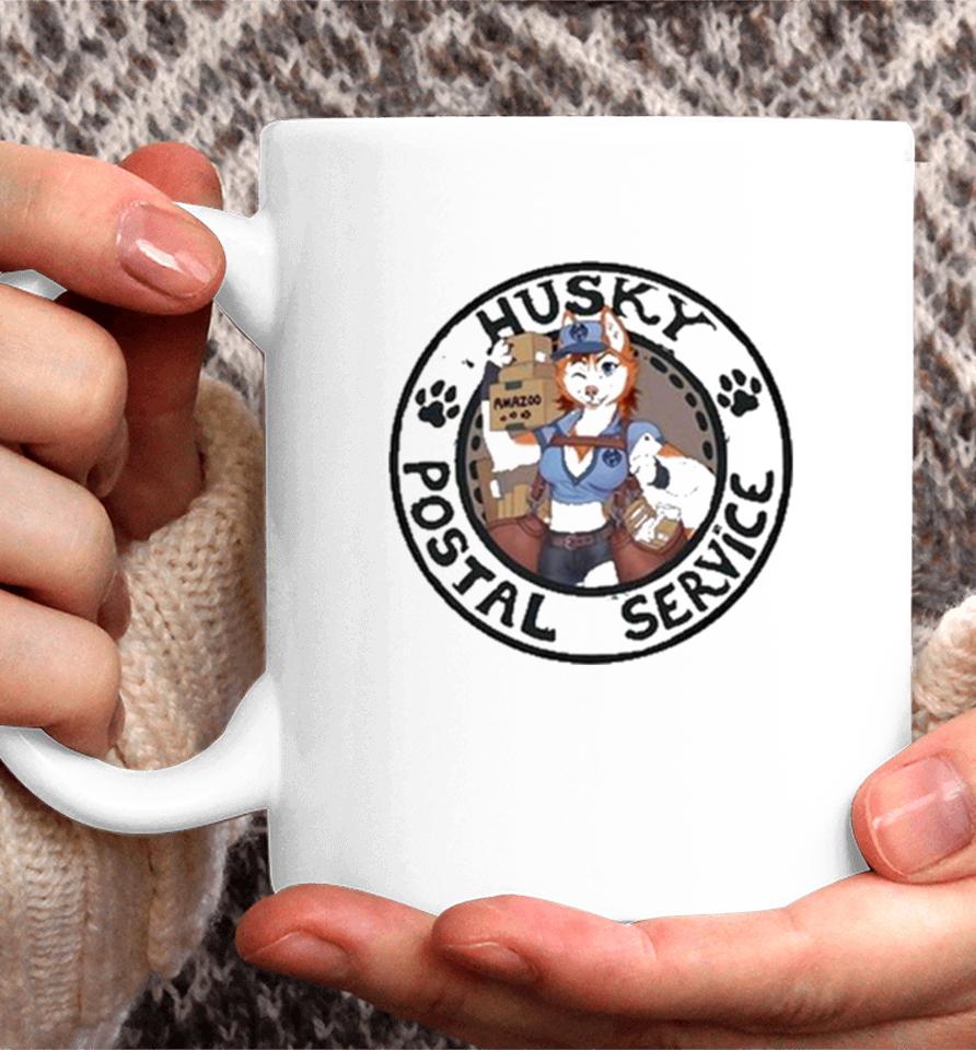 Sixthleafclover Merch Husky Postal Service Coffee Mug