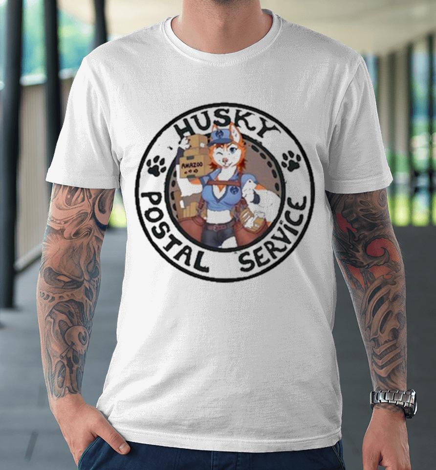 Sixthleafclover Merch Husky Postal Service Premium T-Shirt