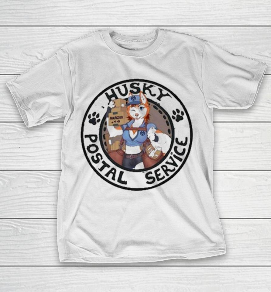 Sixthleafclover Merch Husky Postal Service T-Shirt